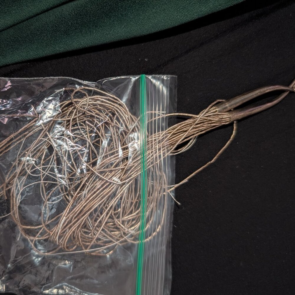 Liquid silver Broken Necklace